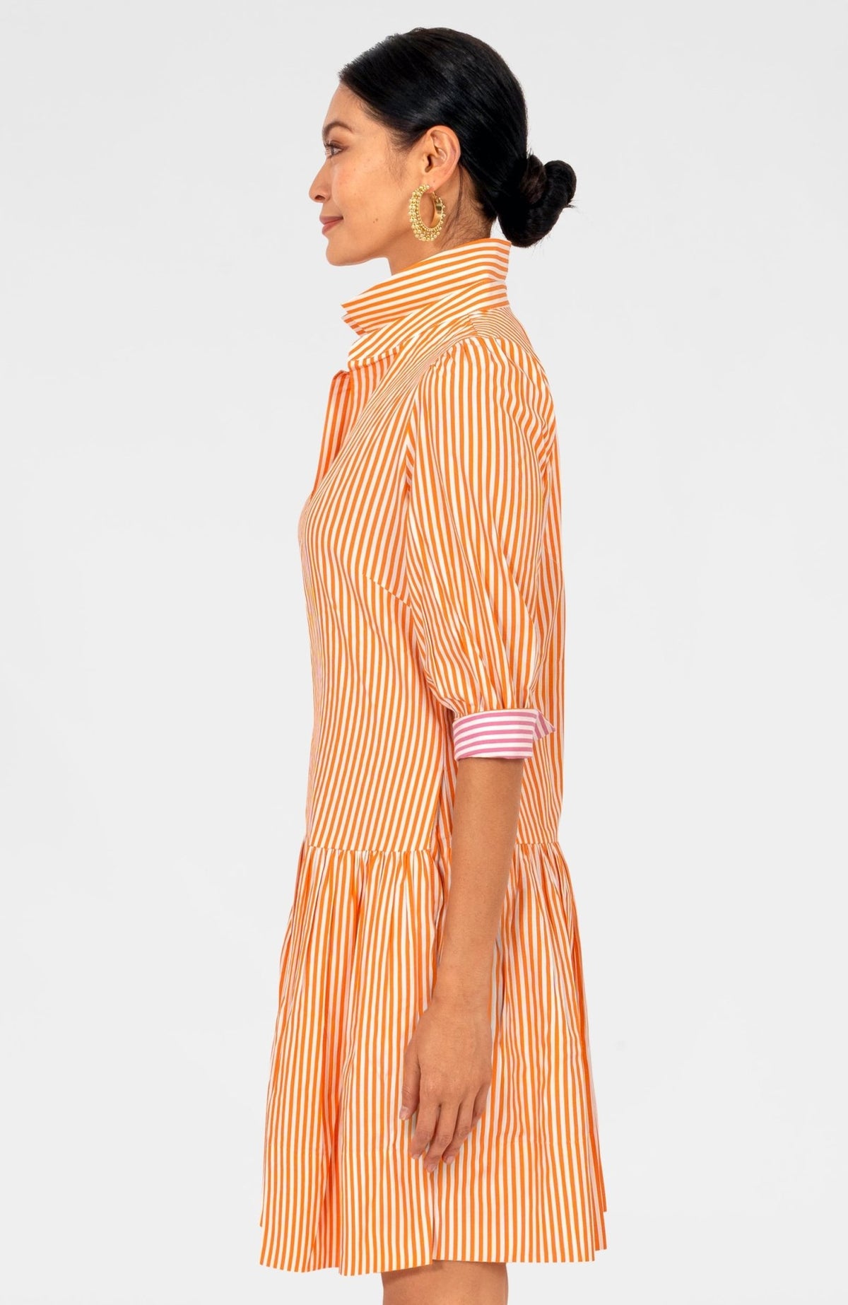 So Sweet Dress - Stripe Orange