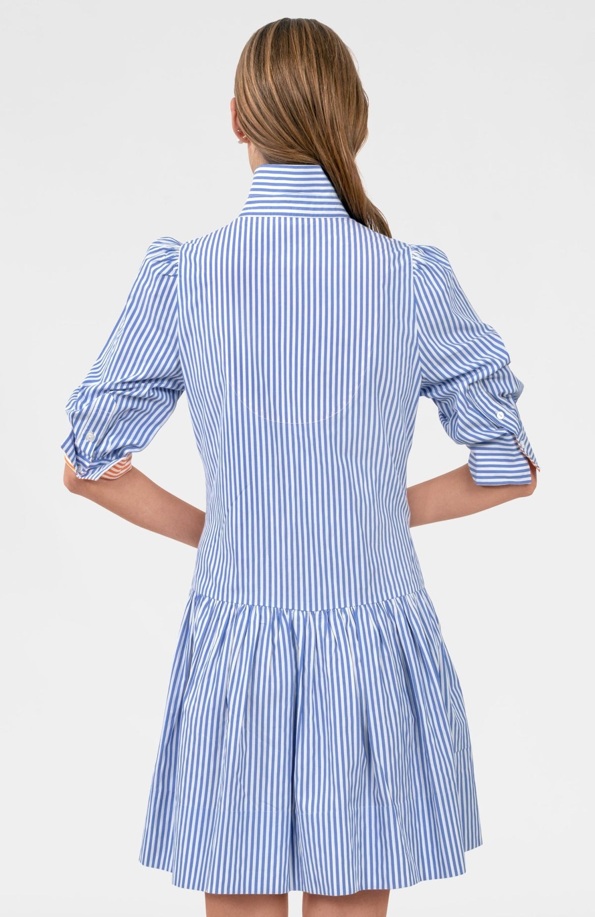 So Sweet Dress - Stripe Periwinkle