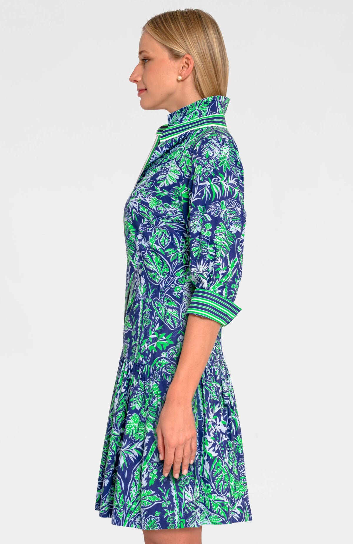 So Sweet Dress - Vintage Vines Navy