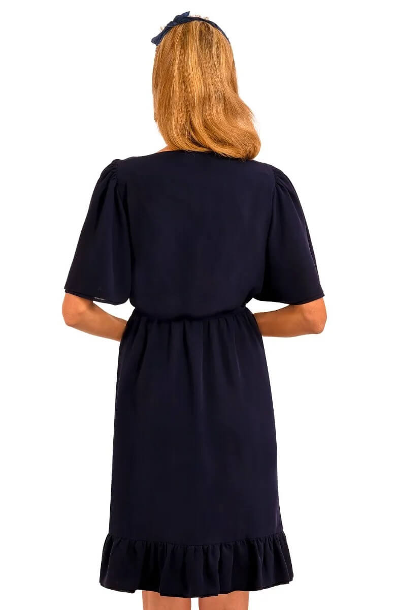 Solid Melody Dress - Final Sale Navy