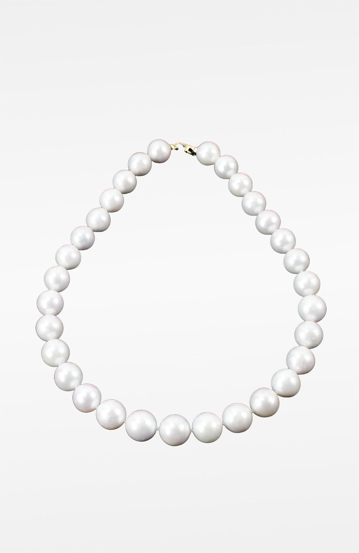 South Sea Pearl Necklace With 18k Gold Clasp