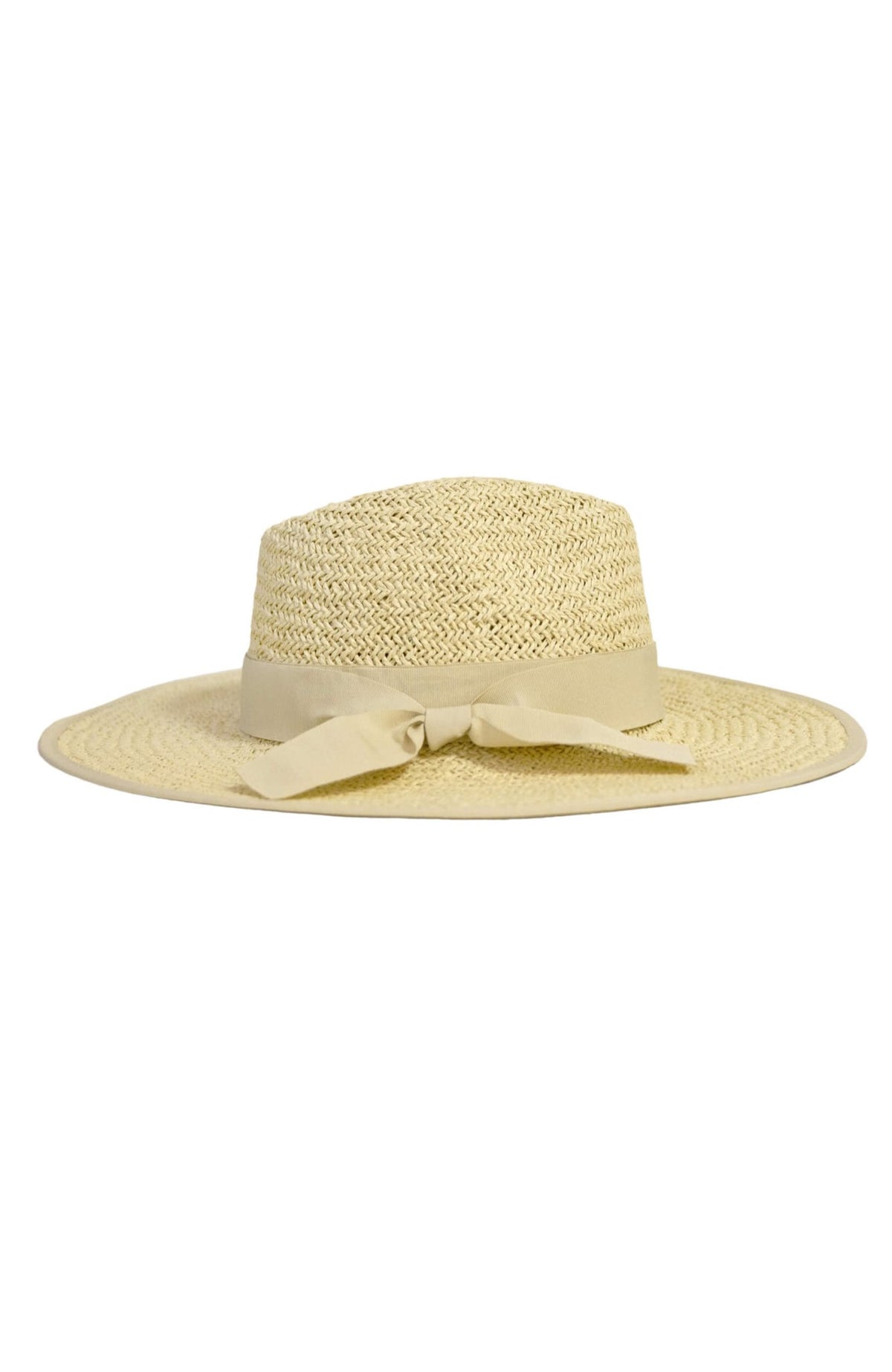 Stetson Chic Fedora Hat Beige One Size