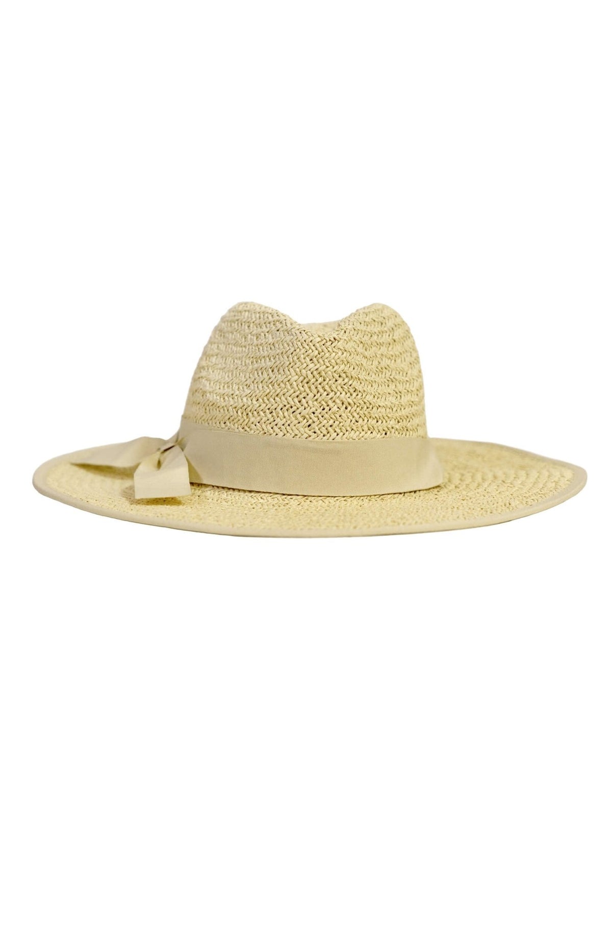 Stetson Chic Fedora Hat Beige One Size