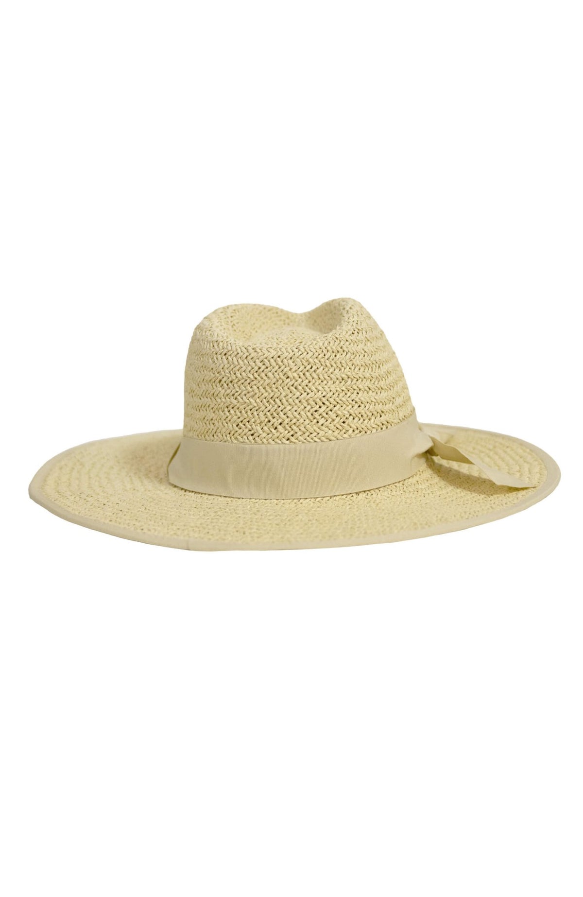 Stetson Chic Fedora Hat Beige One Size