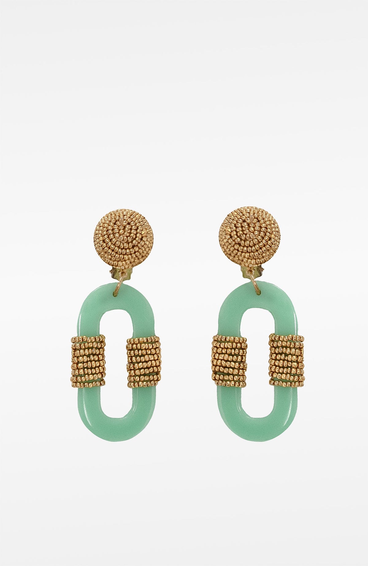 Stonehenge Earrings Mint One Size