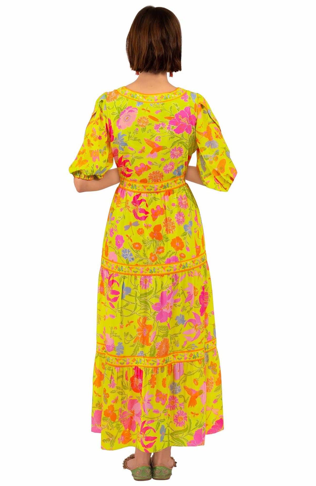 Strut Midi/Maxi - Birds & The Bees - Final Sale Lime