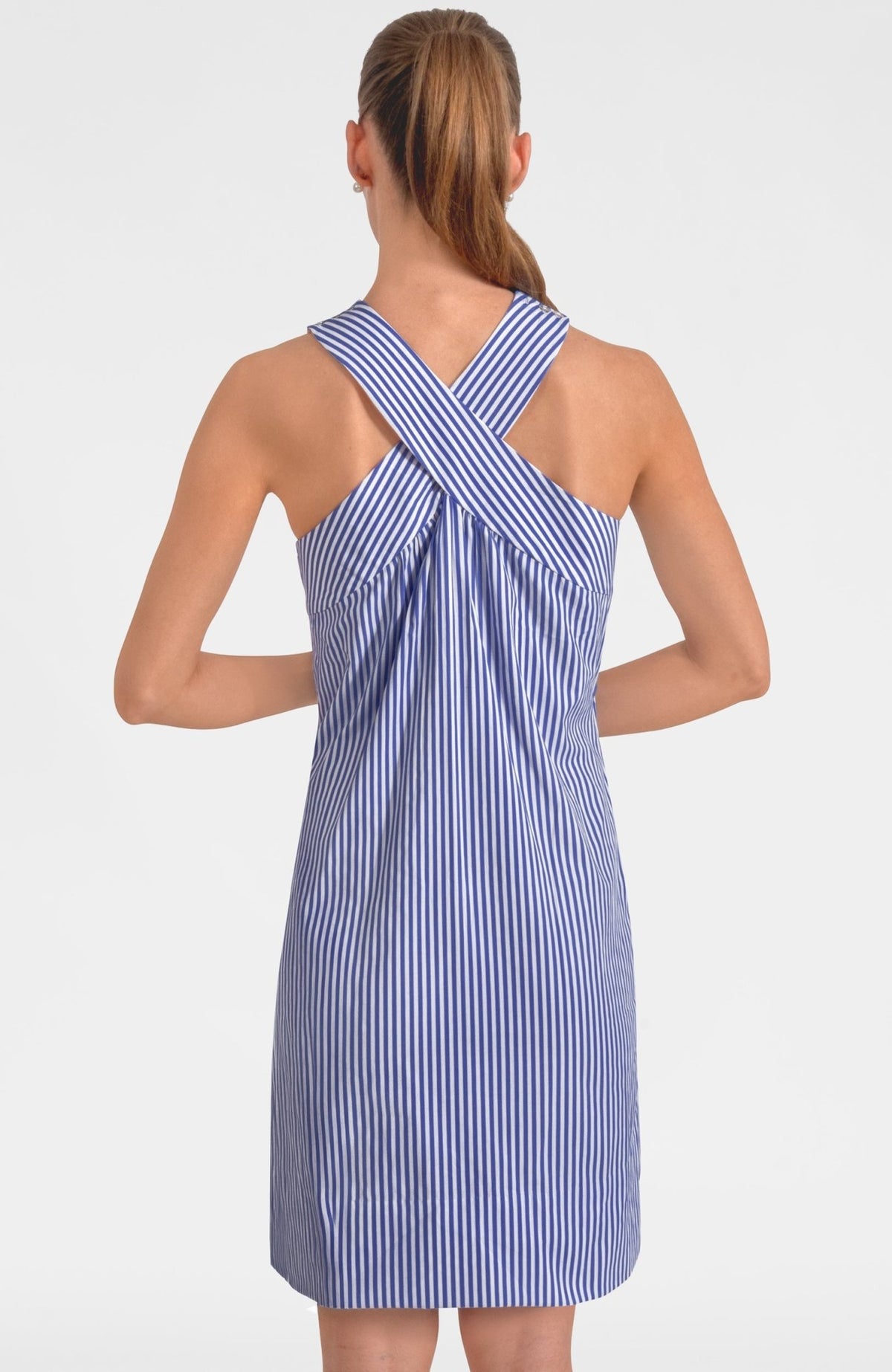 Summer Sunshine Dress - Wash & Wear Navy