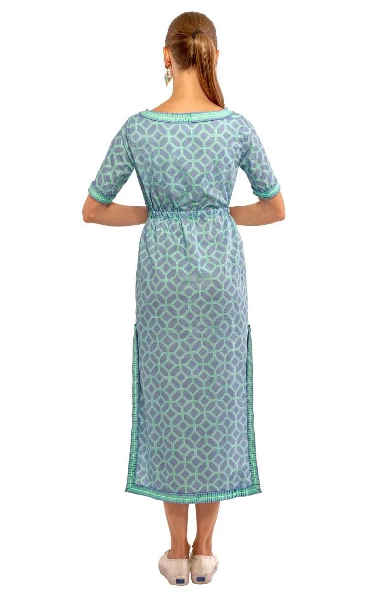 Surf's Up Dress - Lucy In The Sky With Diamonds Periwinkle