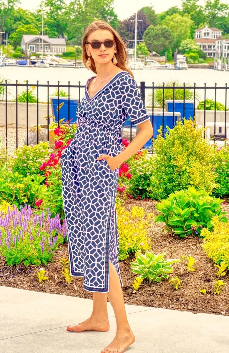 Surf's Up Dress - Lucy In The Sky With Diamonds Navy