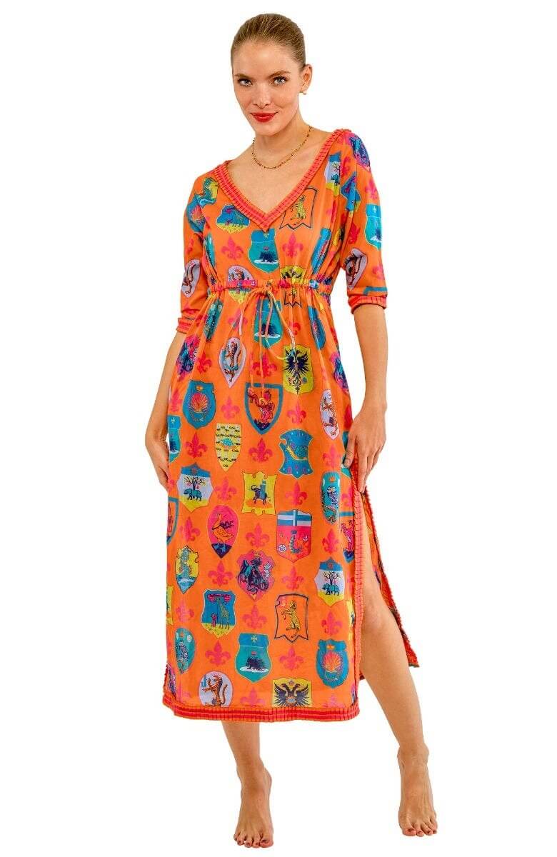 Surf's Up Dress - Siena - Final Sale Orange