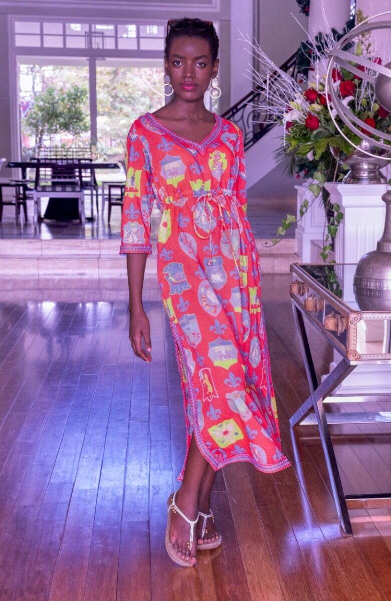 Surf's Up Dress - Siena - Final Sale Coral