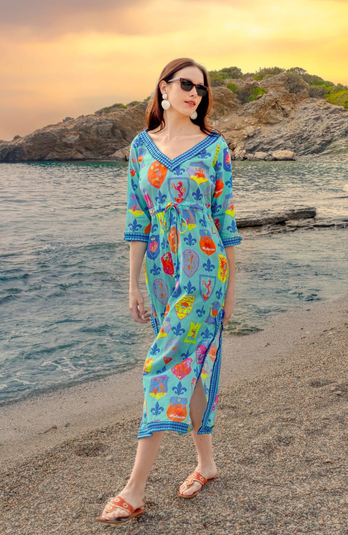 Surf's Up Dress - Siena - Final Sale Turquoise