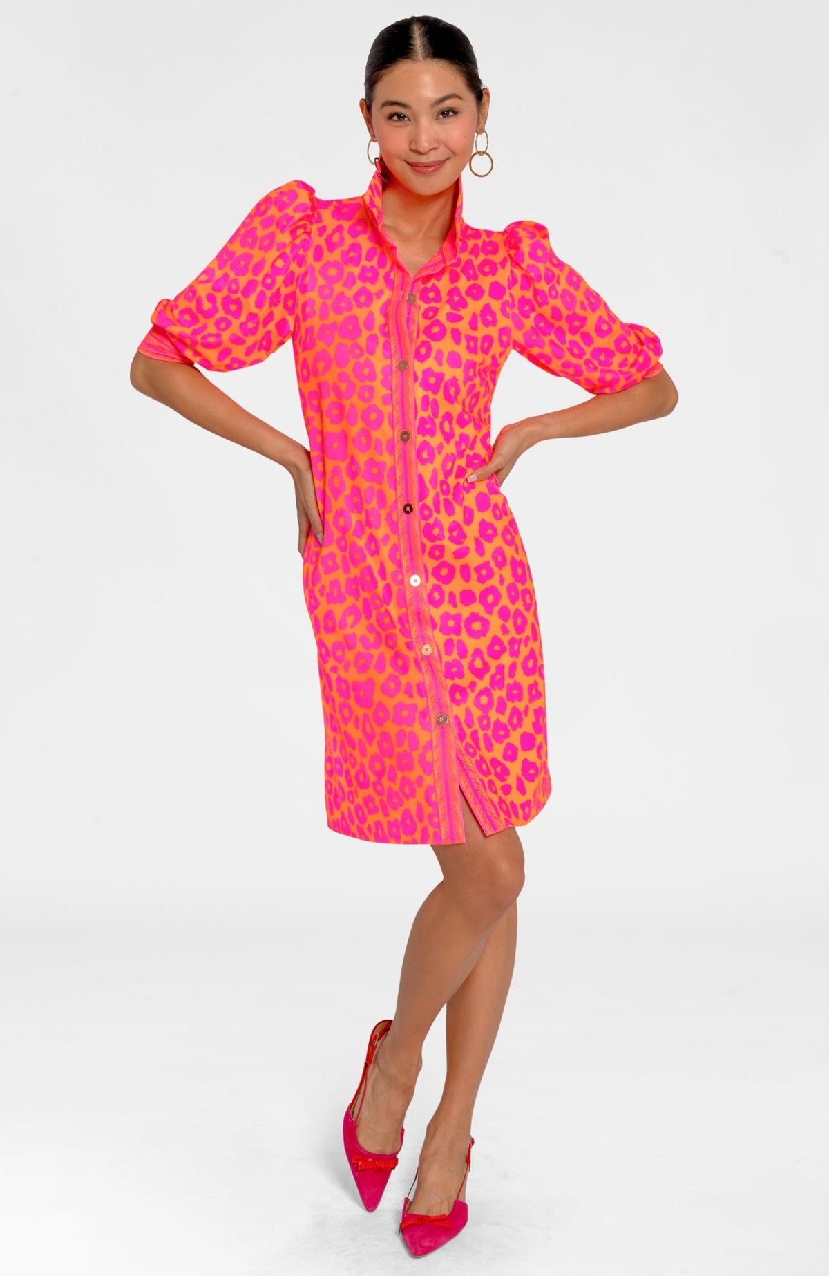 Swagger Dress - Me Jane - Final Sale Orange