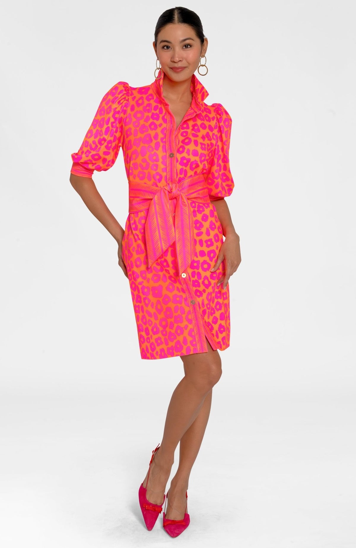 Swagger Dress - Me Jane - Final Sale Orange