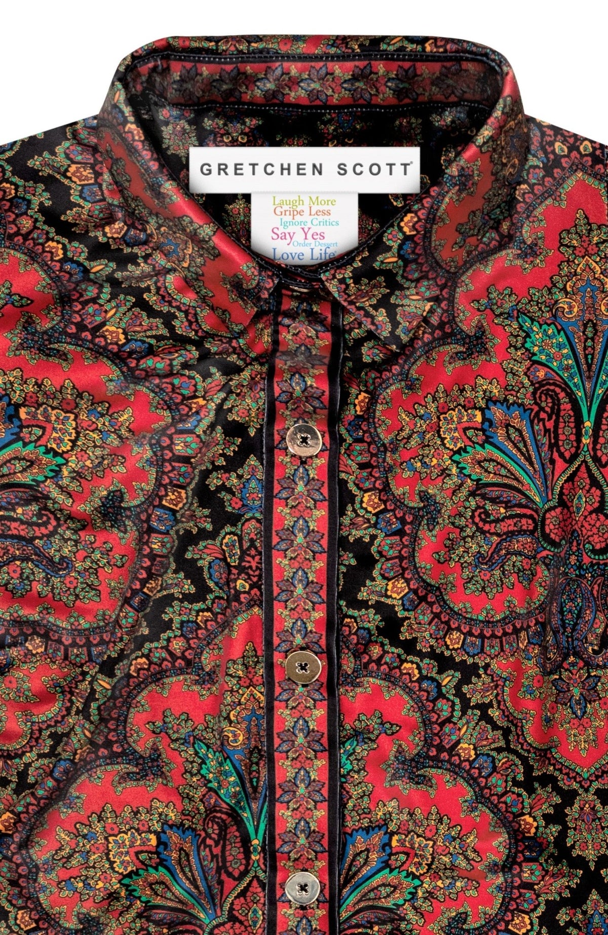 Swagger Dress - Passion Paisley Black