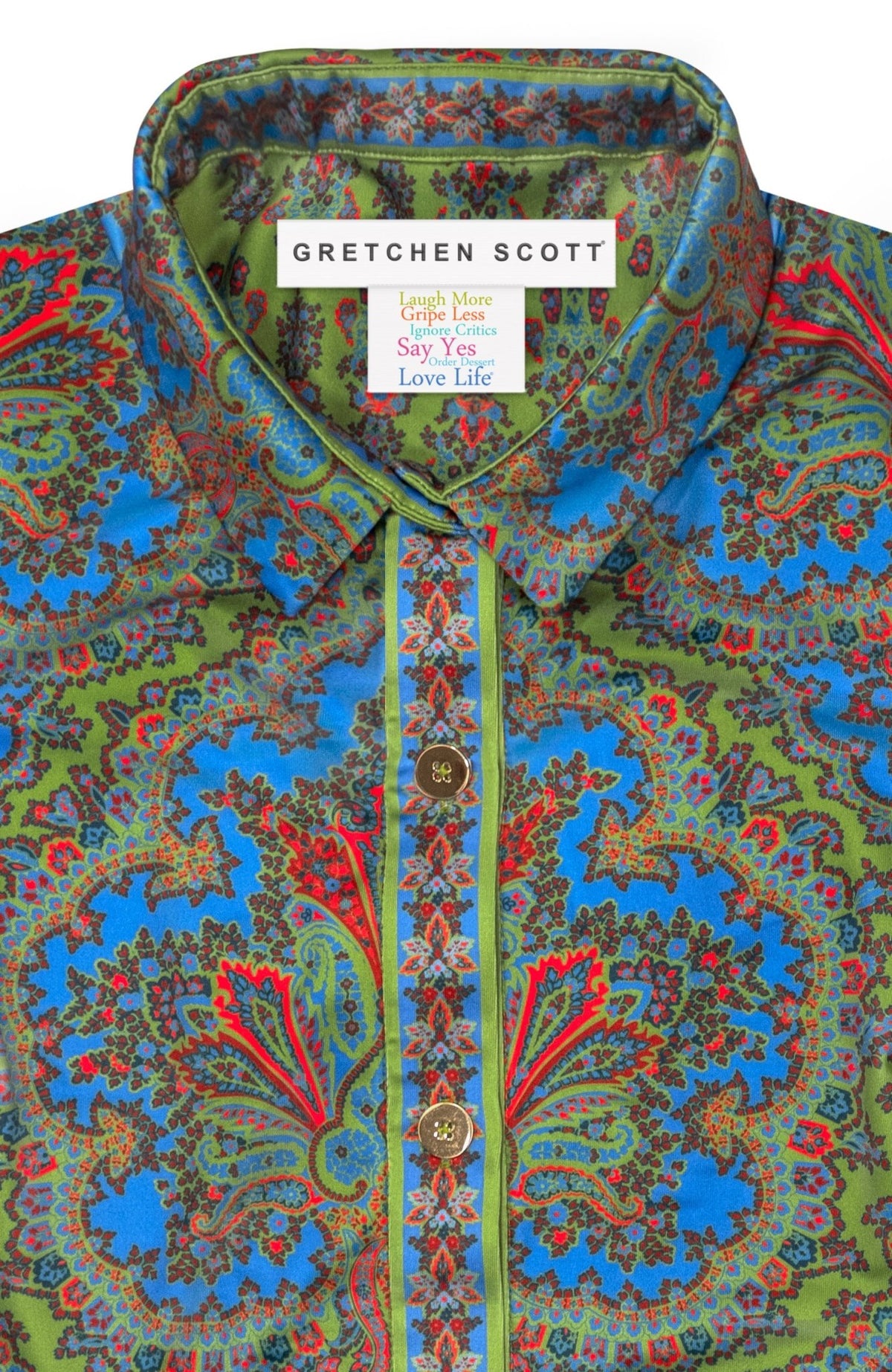 Swagger Dress - Passion Paisley Olive