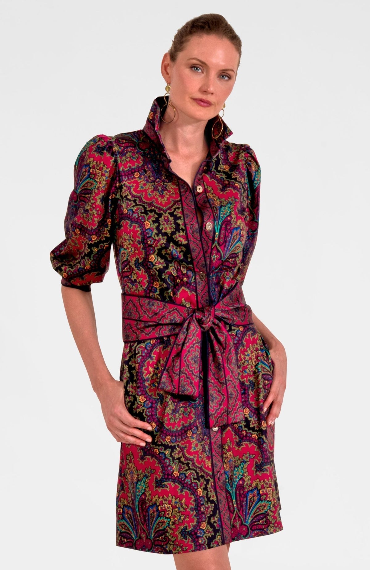 Swagger Dress - Passion Paisley Black