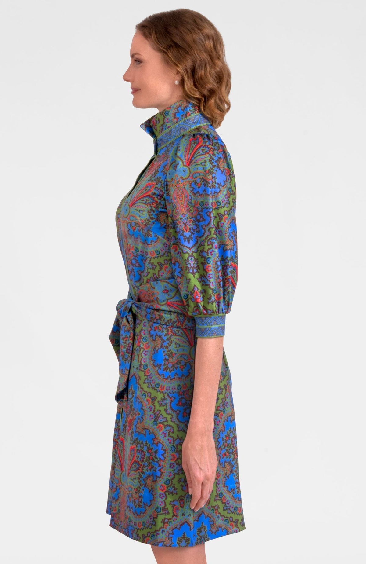 Swagger Dress - Passion Paisley Olive