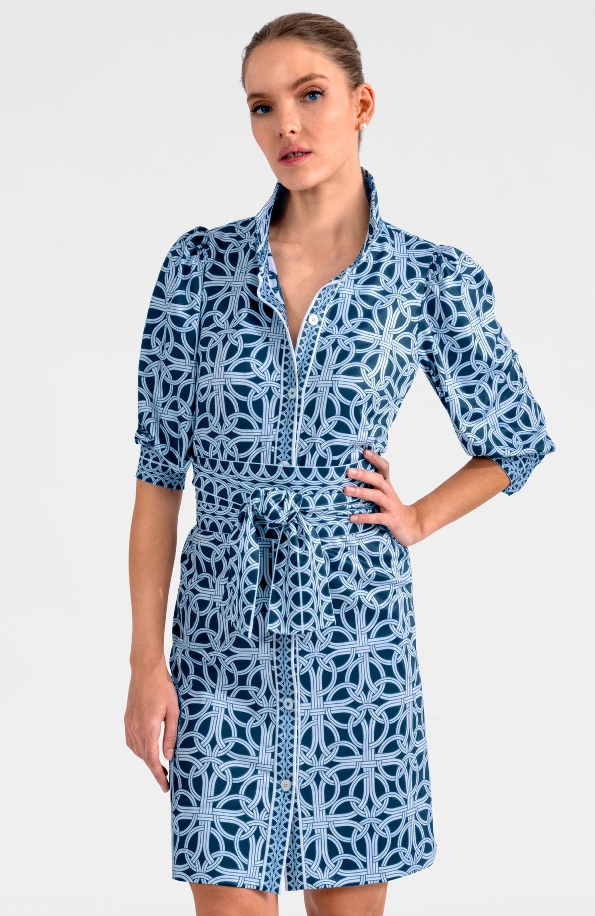 Swagger Dress - Ring Toss Navy