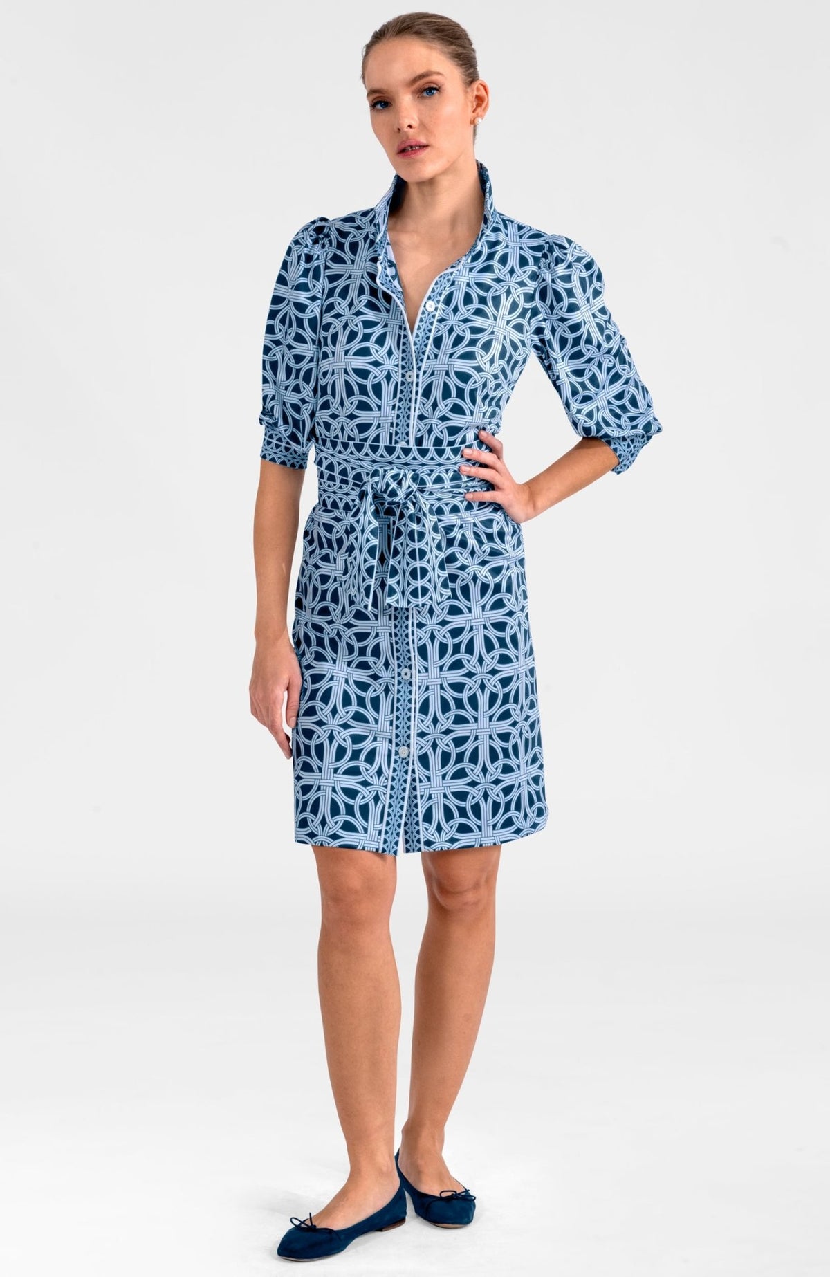 Swagger Dress - Ring Toss Navy