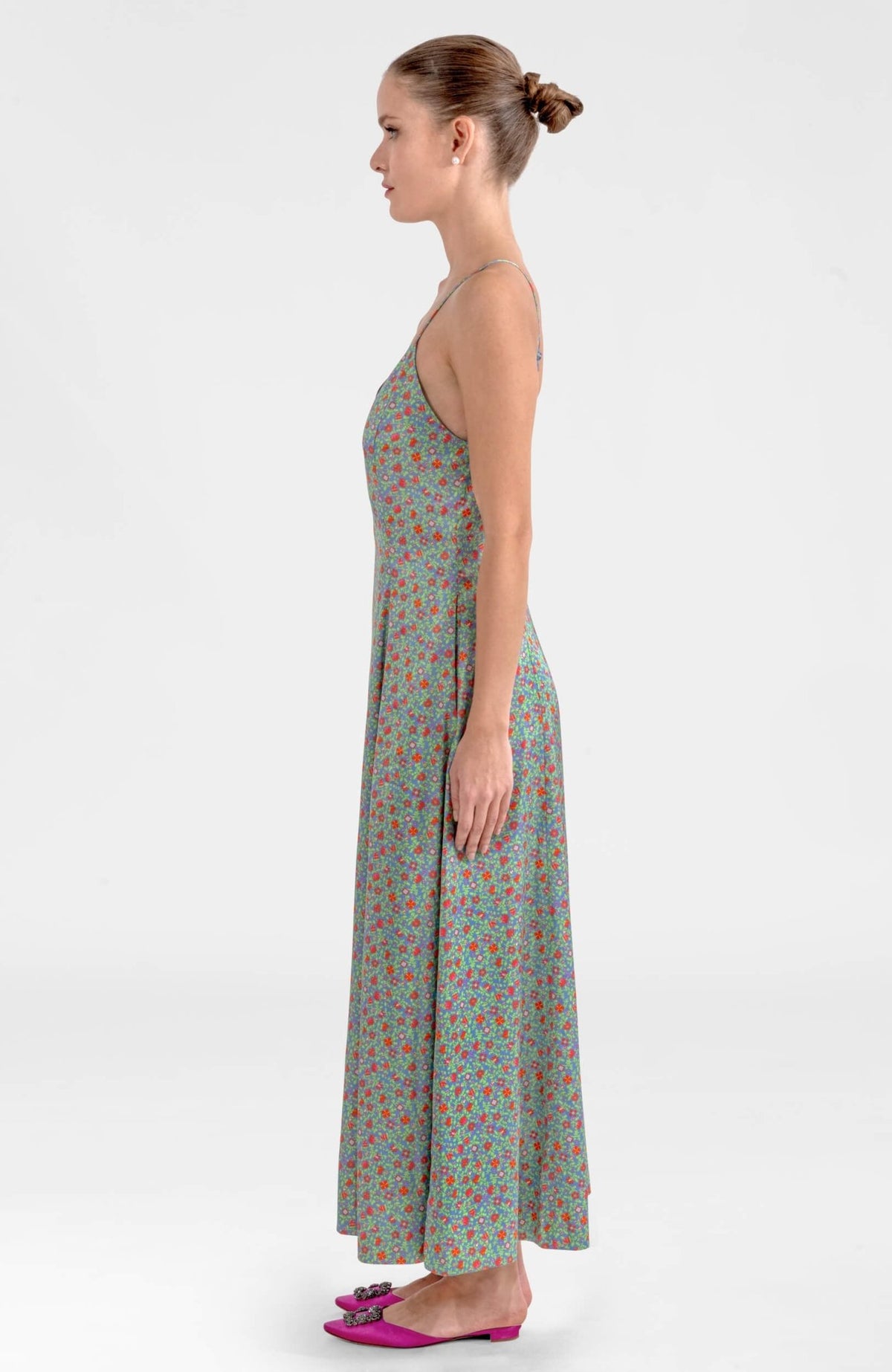 Sway & Twirl Dress - Puzzle Mania Peri