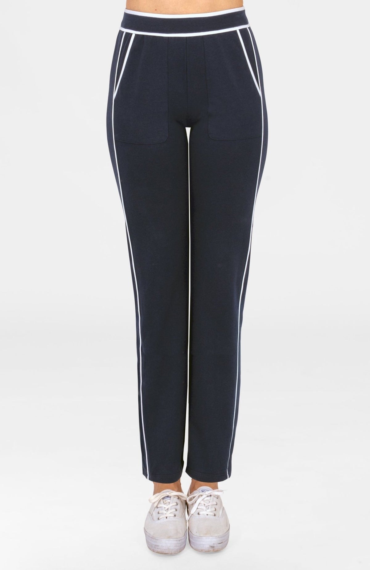 Sweat Pants - Trim It Up Navy White