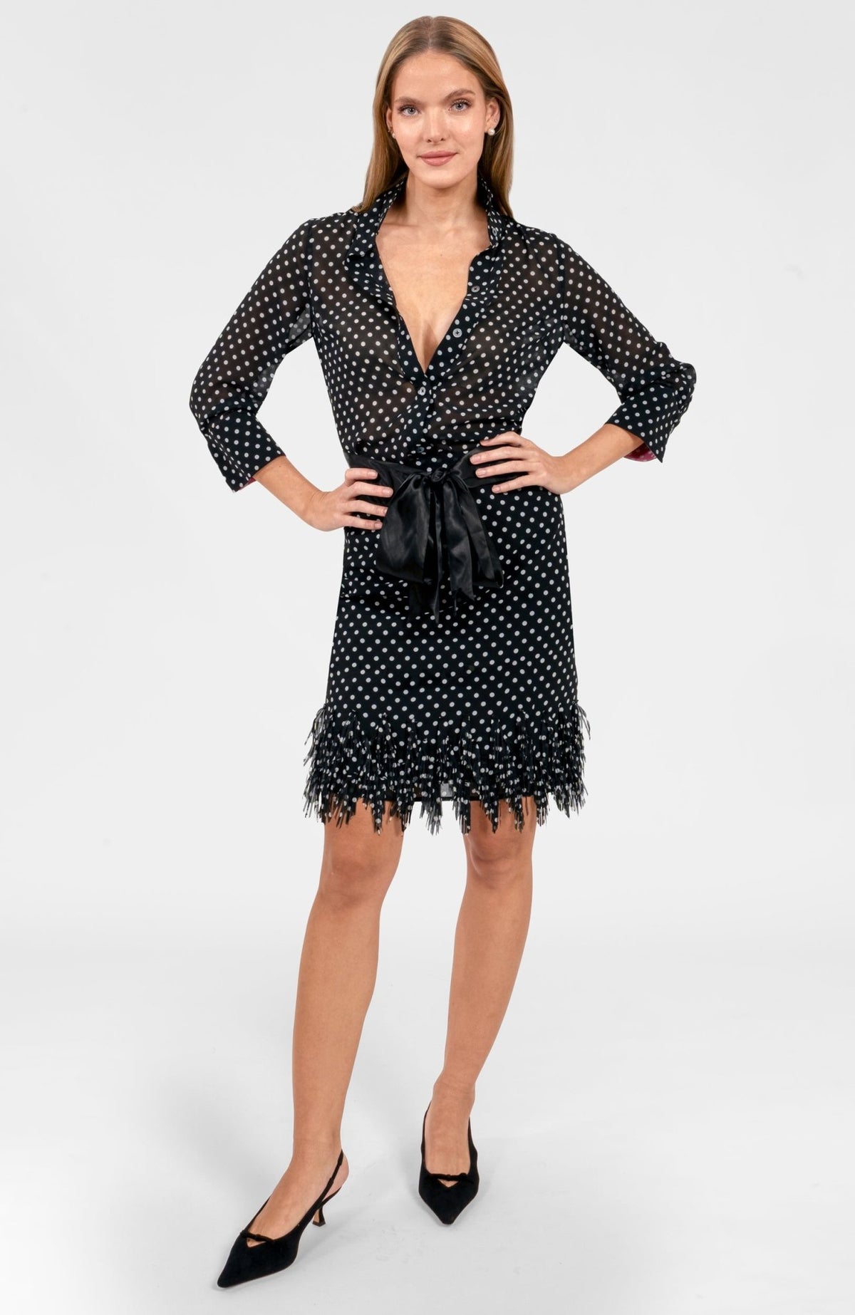Tango Boyfriend Shirt - Polka Dot