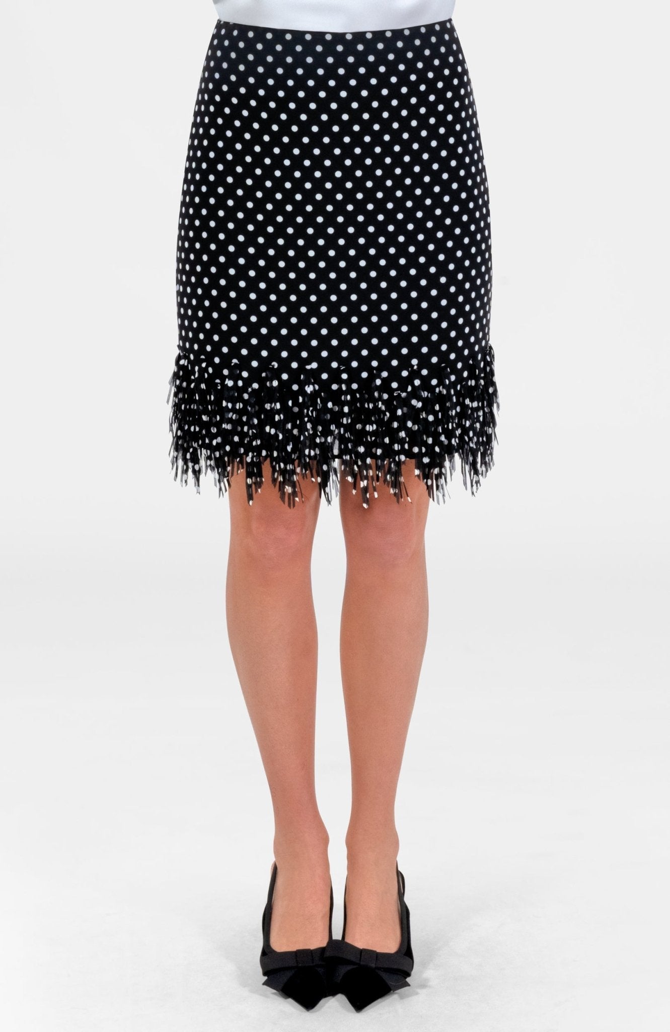 Tango Skirt- Polka Dot Black