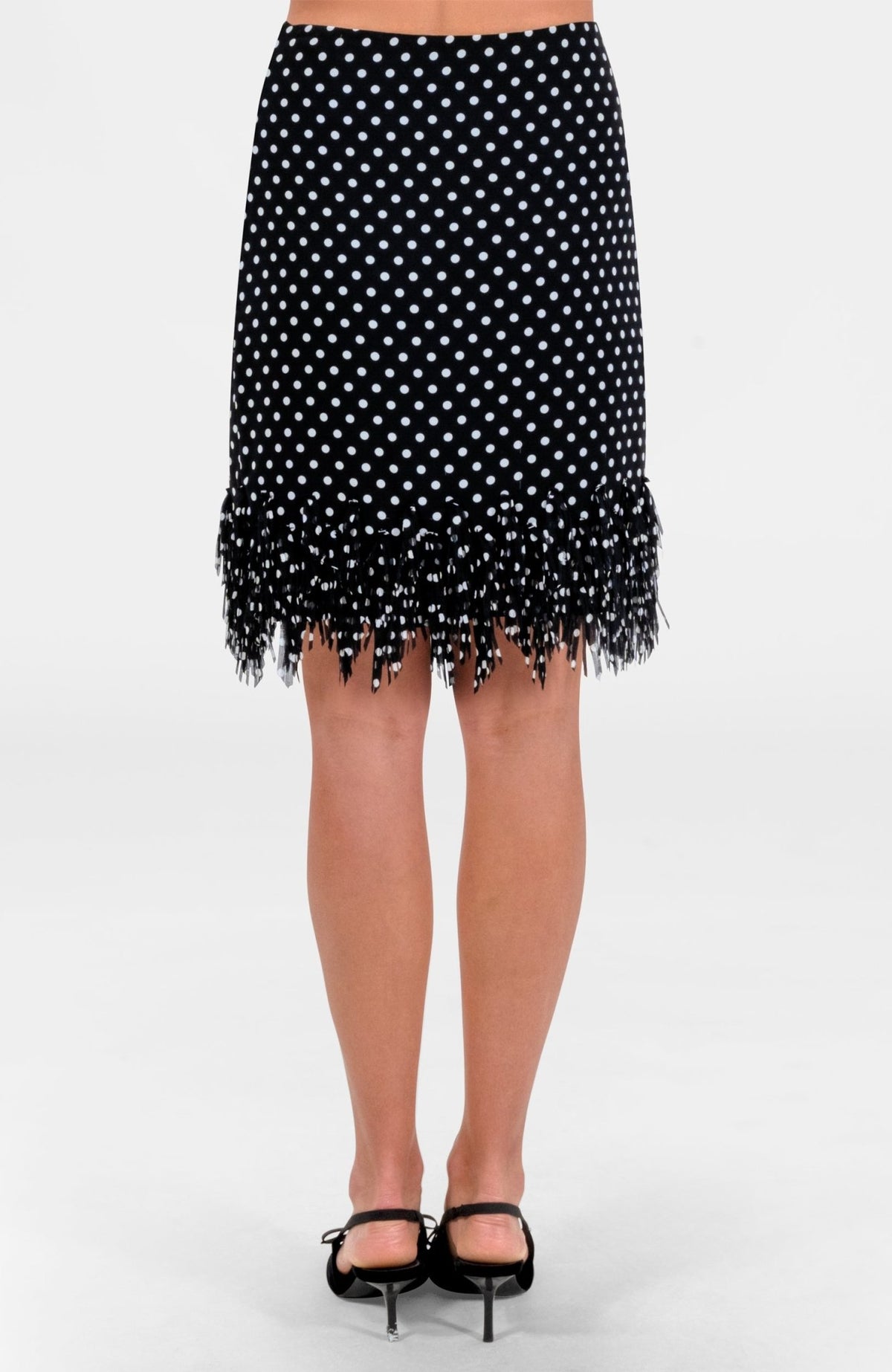 Tango Skirt- Polka Dot Black