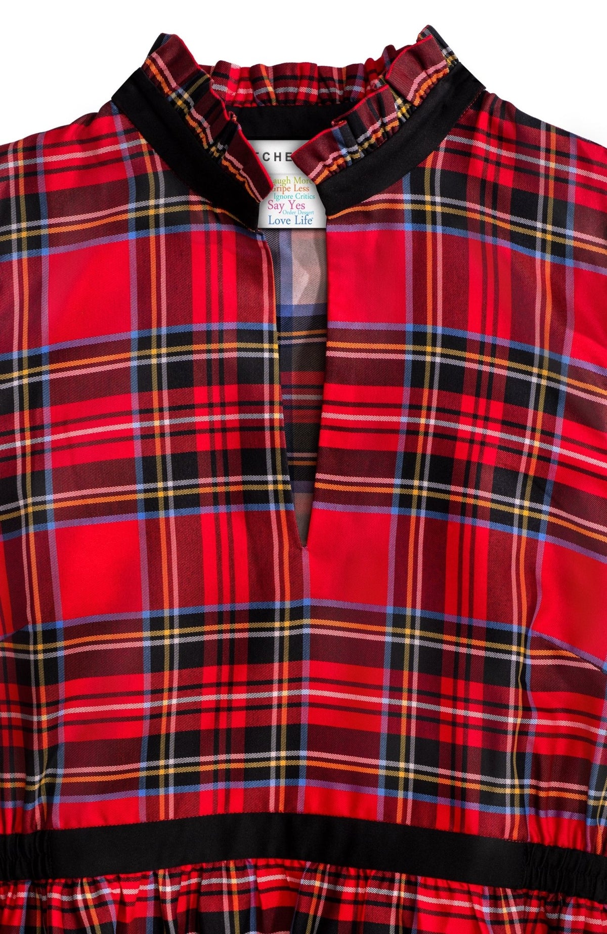 Teardrop Dress - Duke of York Red Multi