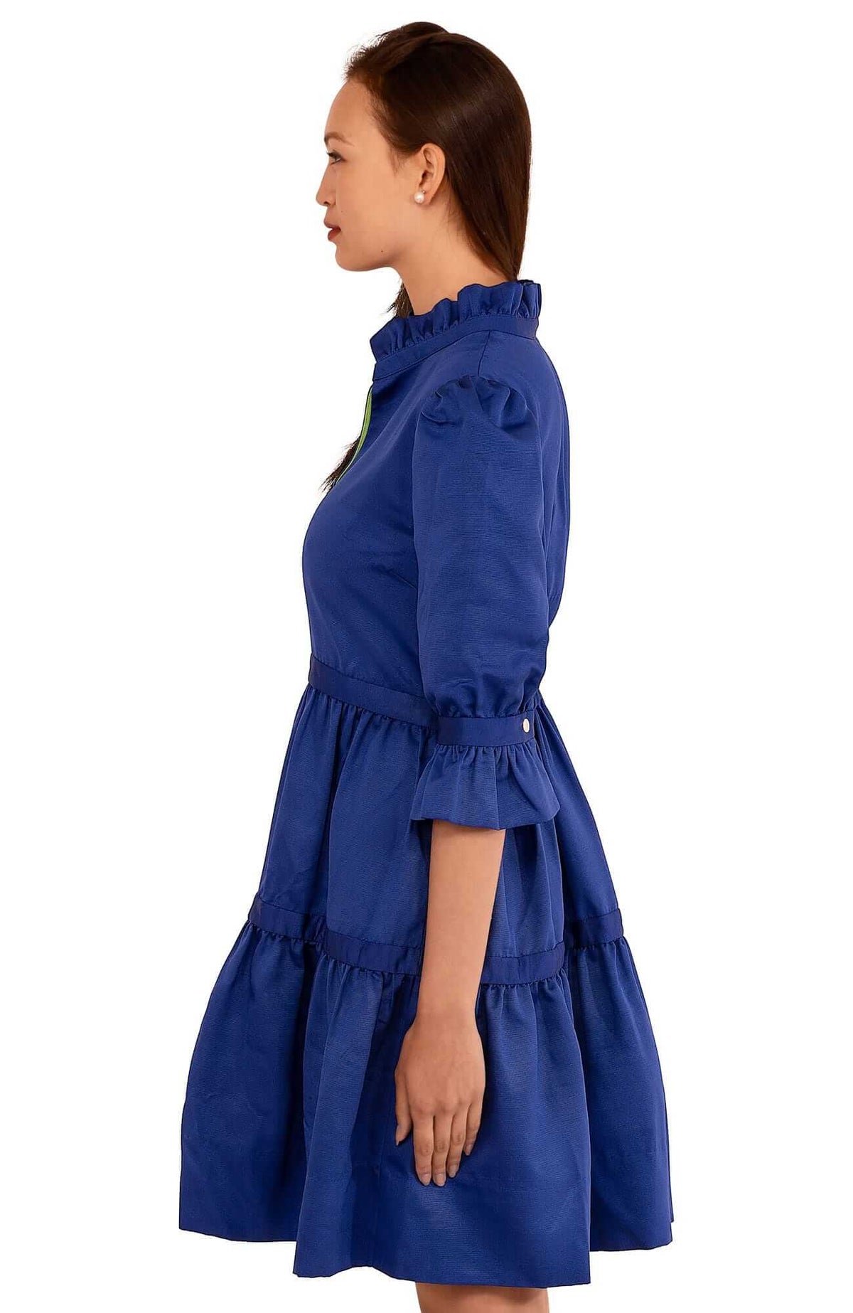 Teardrop Dress - Faille - Final Sale Royal