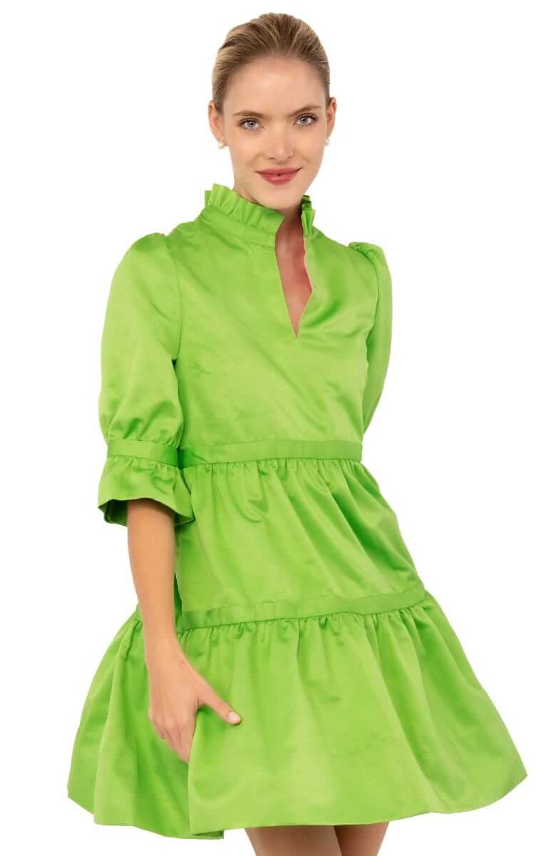 Teardrop Dress - Faille - Final Sale Kelly