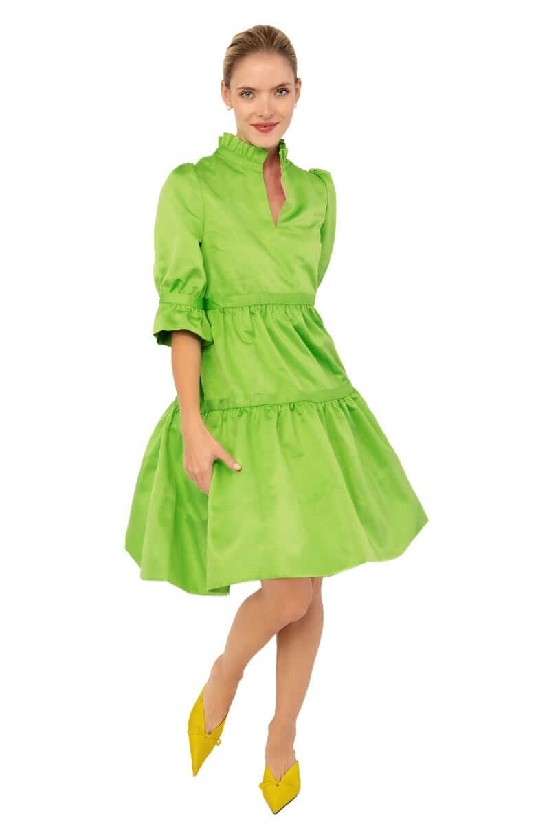 Teardrop Dress - Faille - Final Sale Kelly