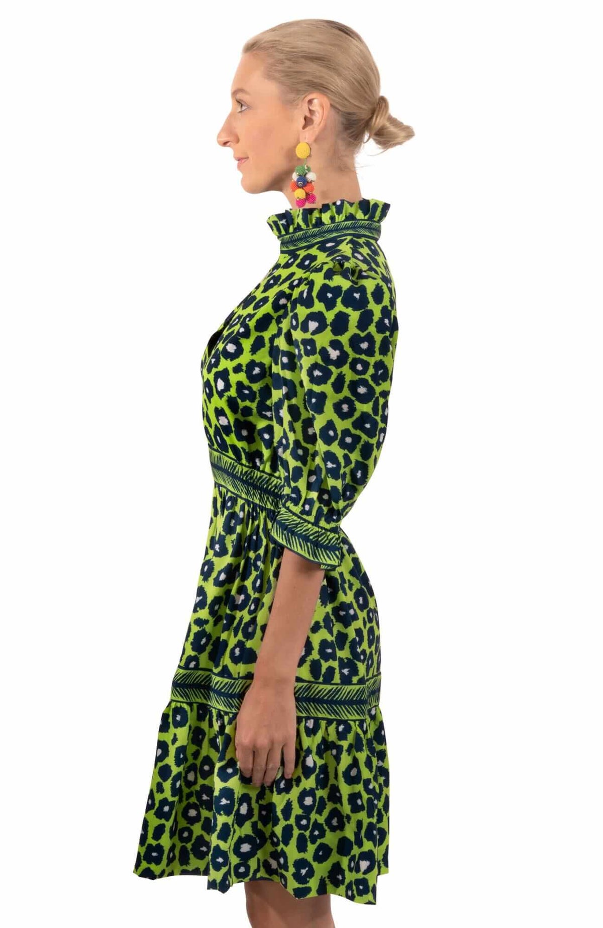 Teardrop Dress - Me Jane - Final Sale Lime