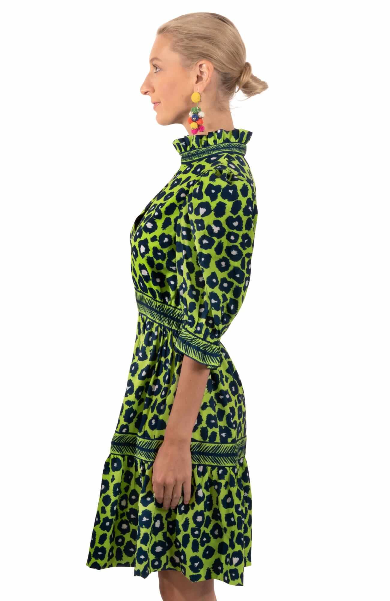 Teardrop Dress - Me Jane - Final Sale Lime
