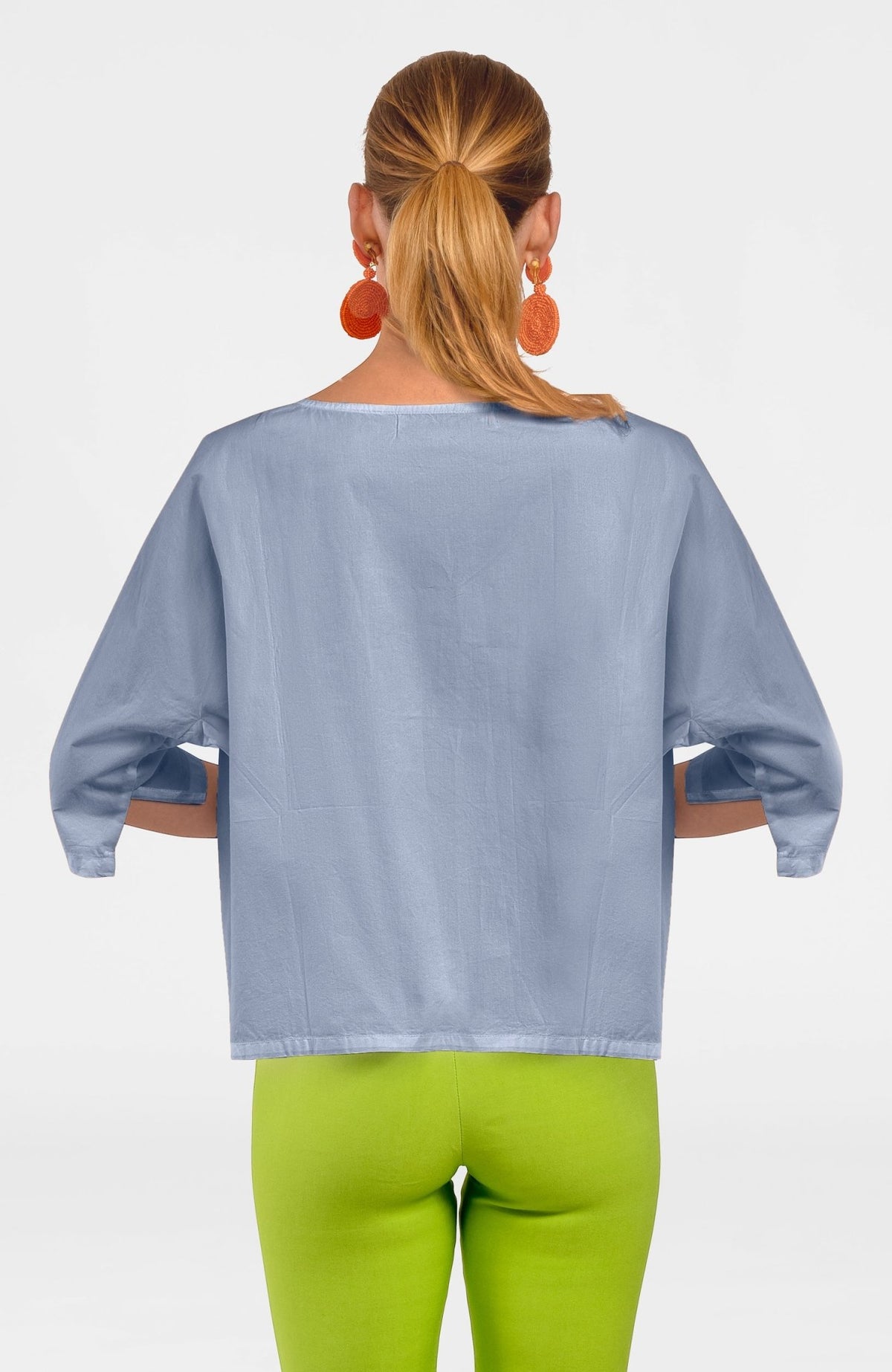 The Ayn Top - Solid - Final Sale Periwinkle