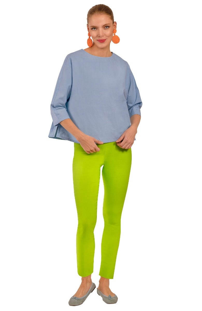 The Ayn Top - Solid - Final Sale Periwinkle