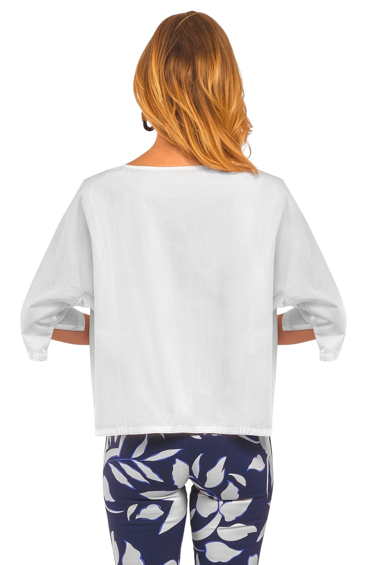 The Ayn Top - Solid - Final Sale White