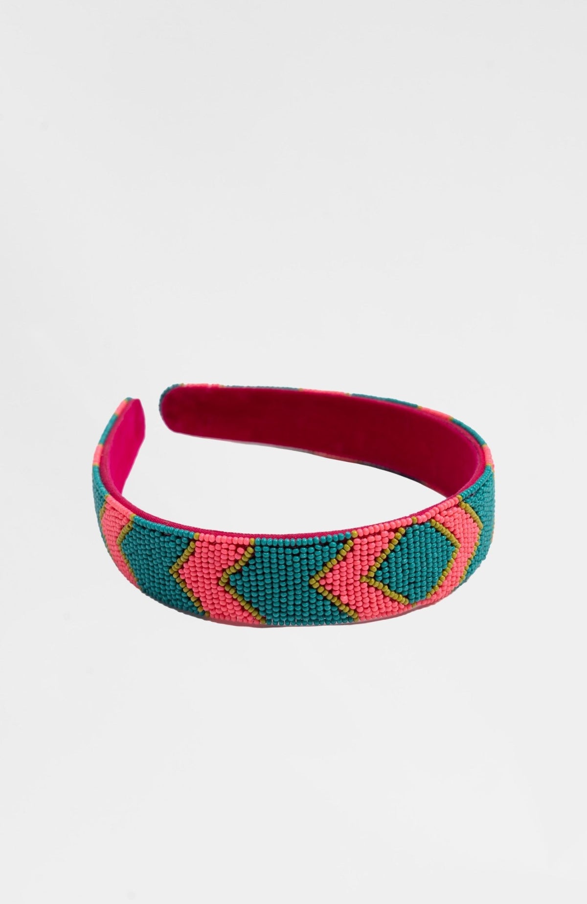 The Bolt Headband Turq Pink Lime One Size
