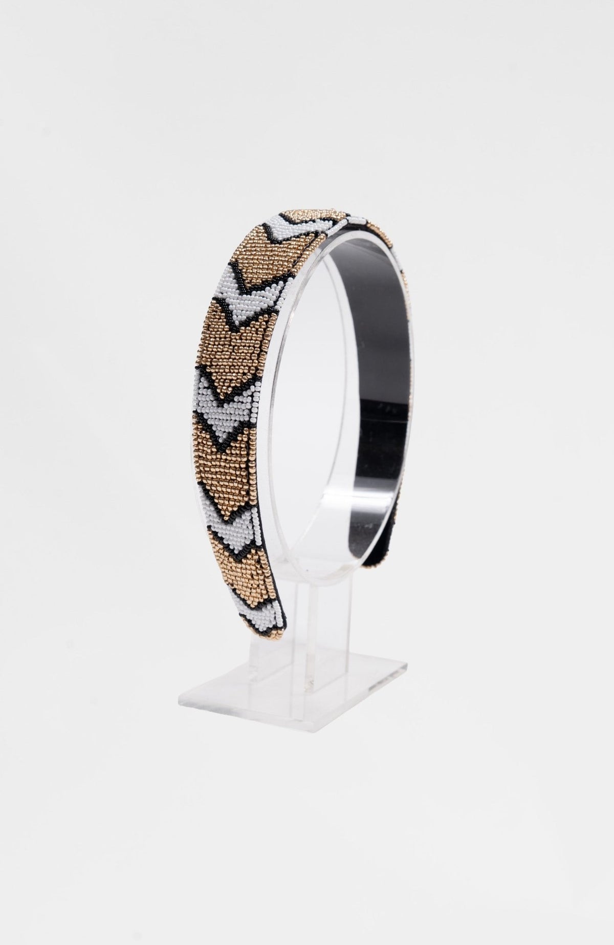 The Bolt Headband Khaki Wht Blk One Size