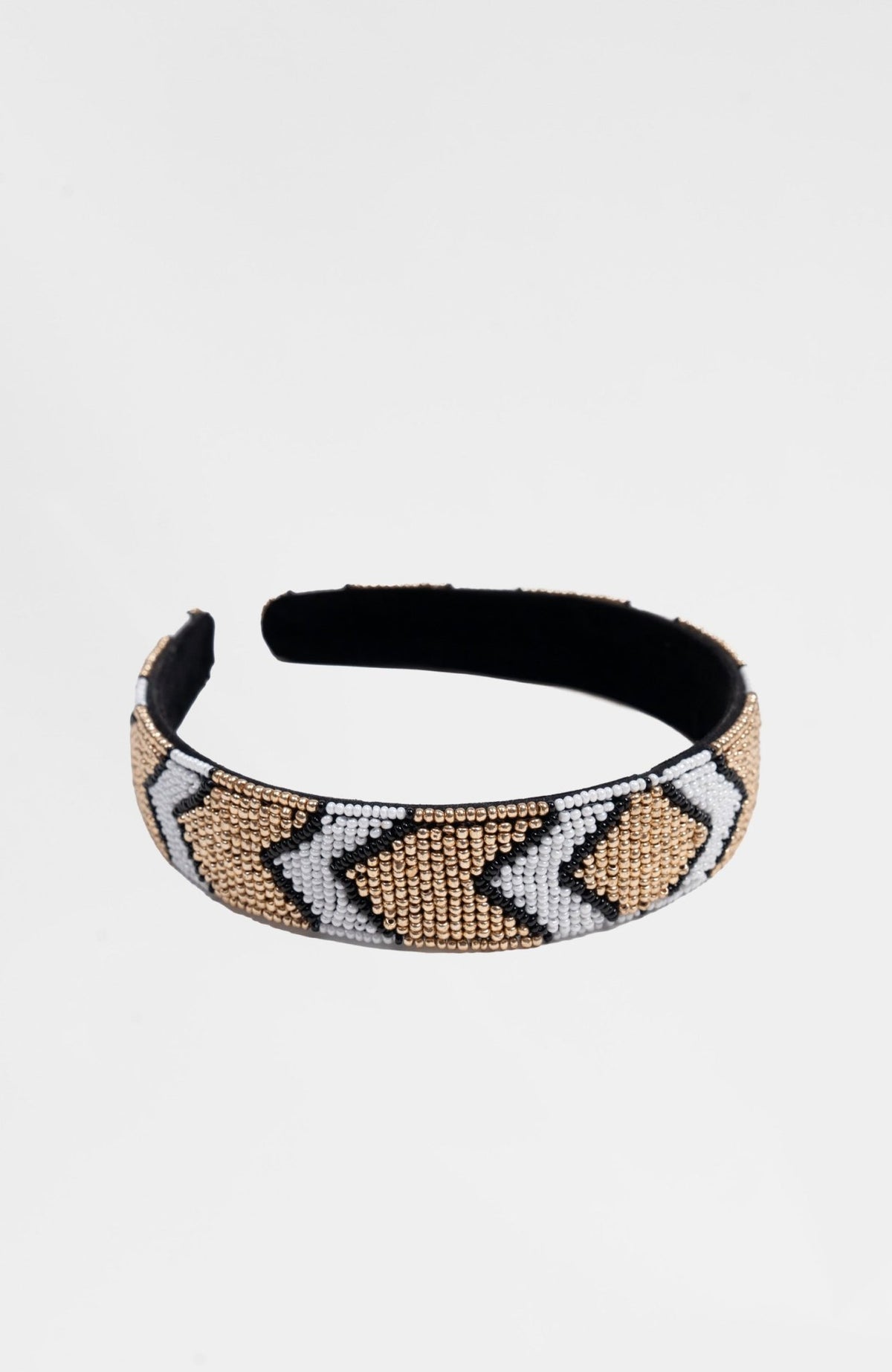 The Bolt Headband Khaki Wht Blk One Size