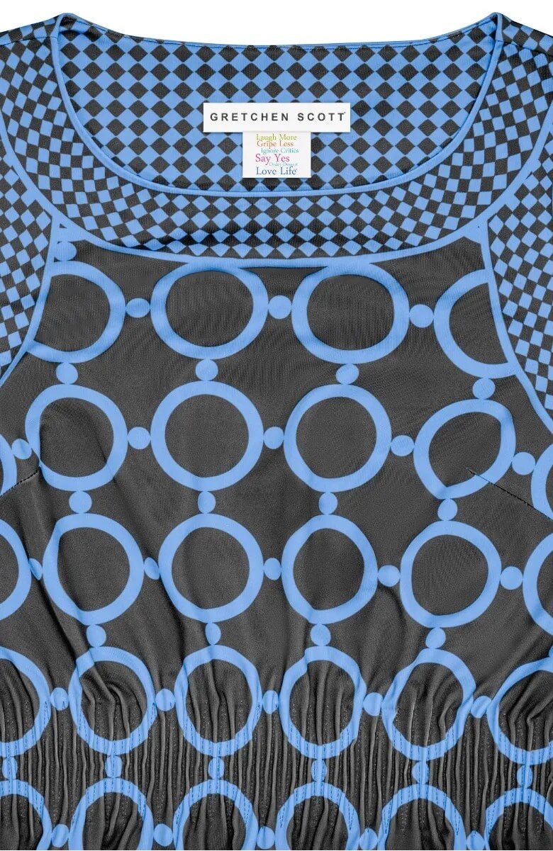 The Cinch Dress - Dip & Dot - Final Sale Gray