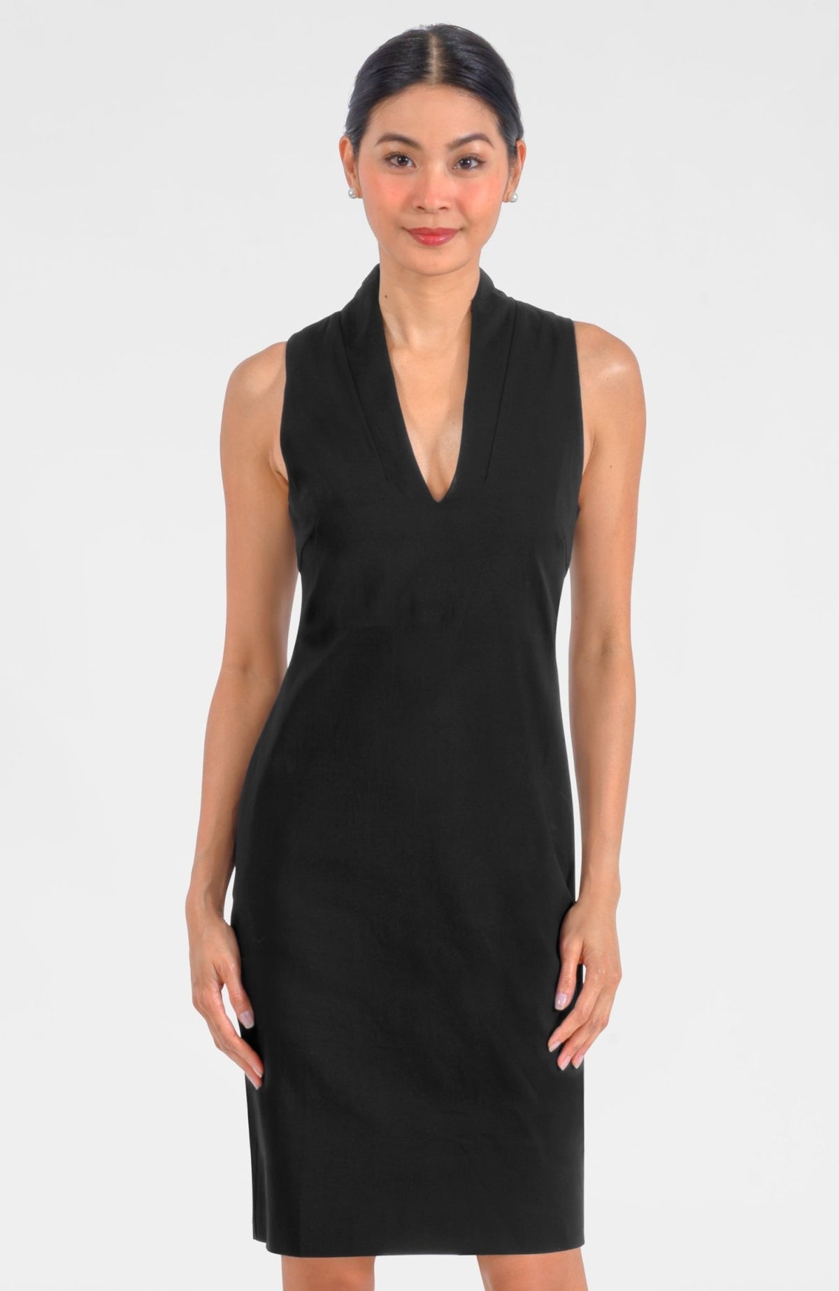 The Countess Dress - Solid Black