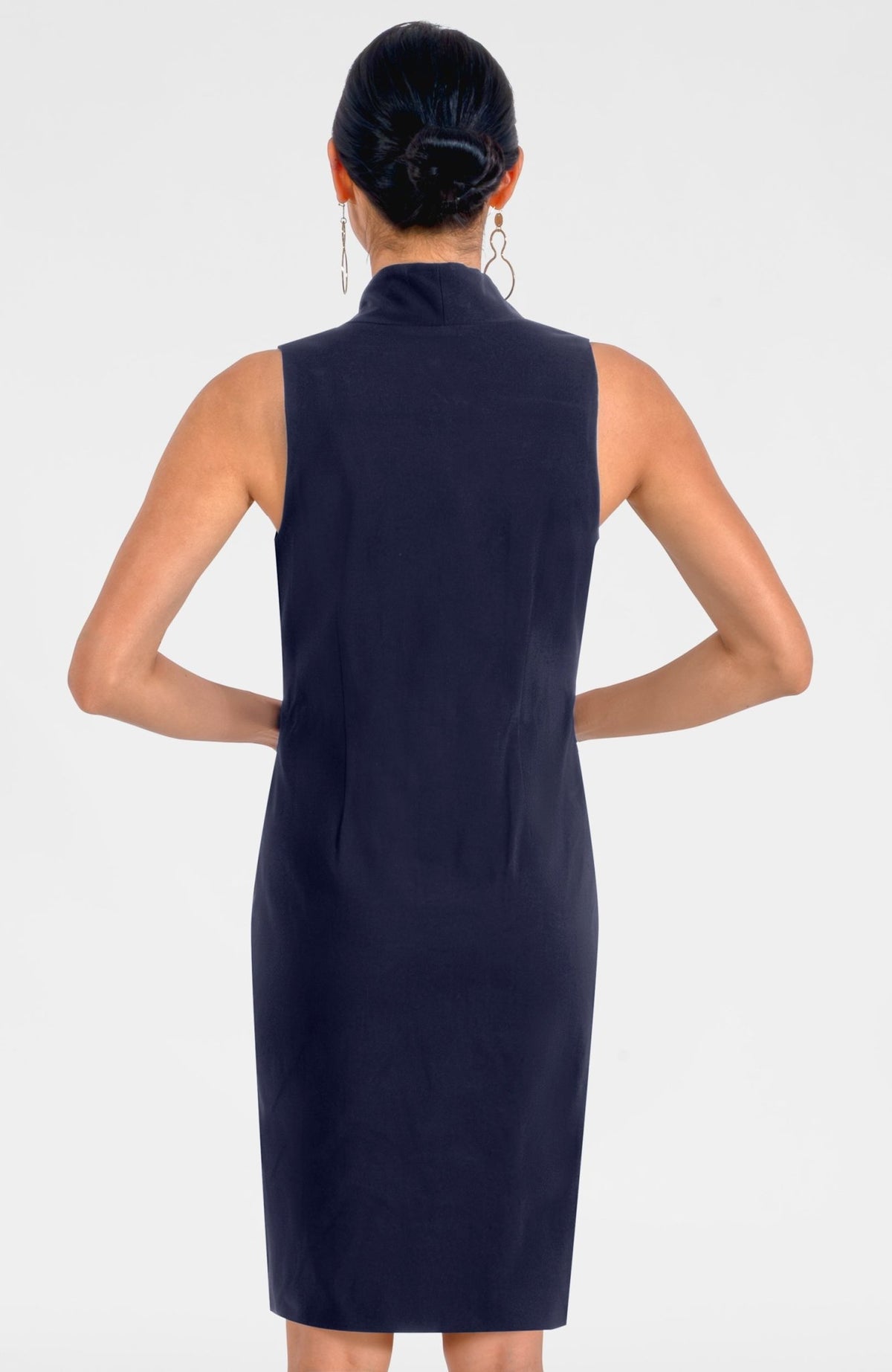 The Countess Dress - Solid Navy
