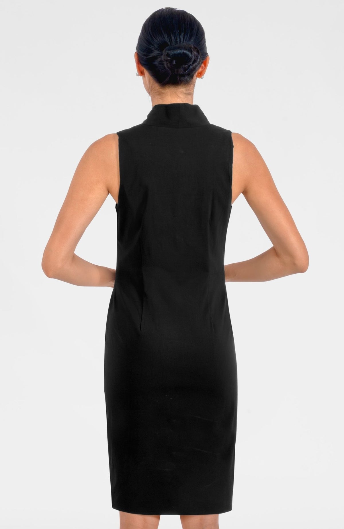 The Countess Dress - Solid Black
