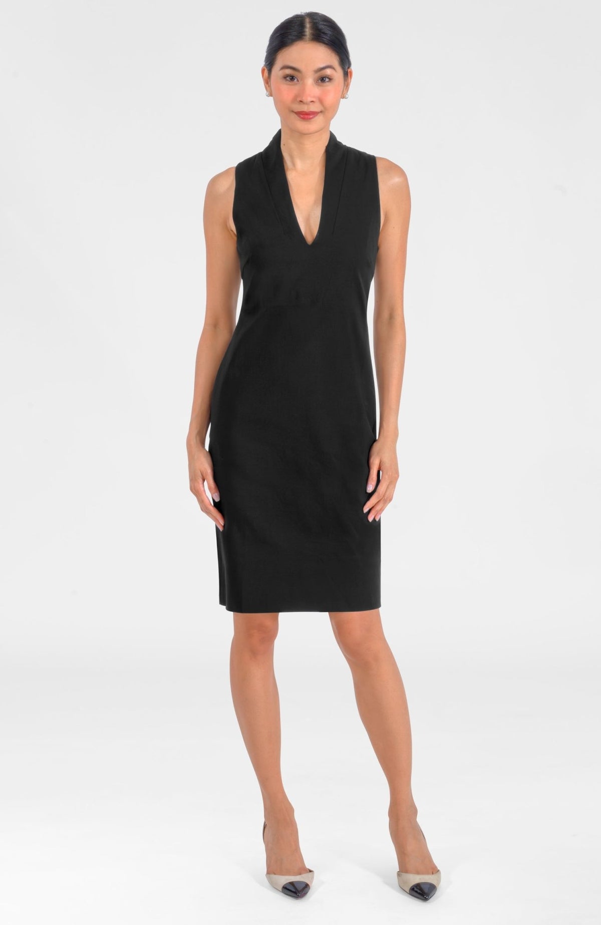 The Countess Dress - Solid Black