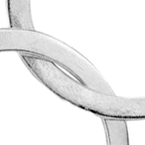 The Double Earrings Silver One Size