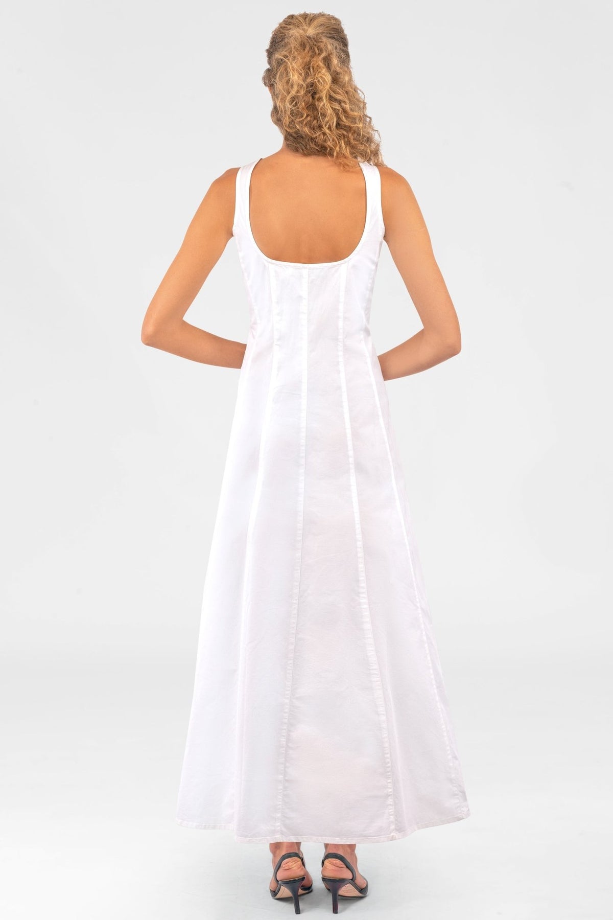 The Fonteyn Dress Long - Final Sale White
