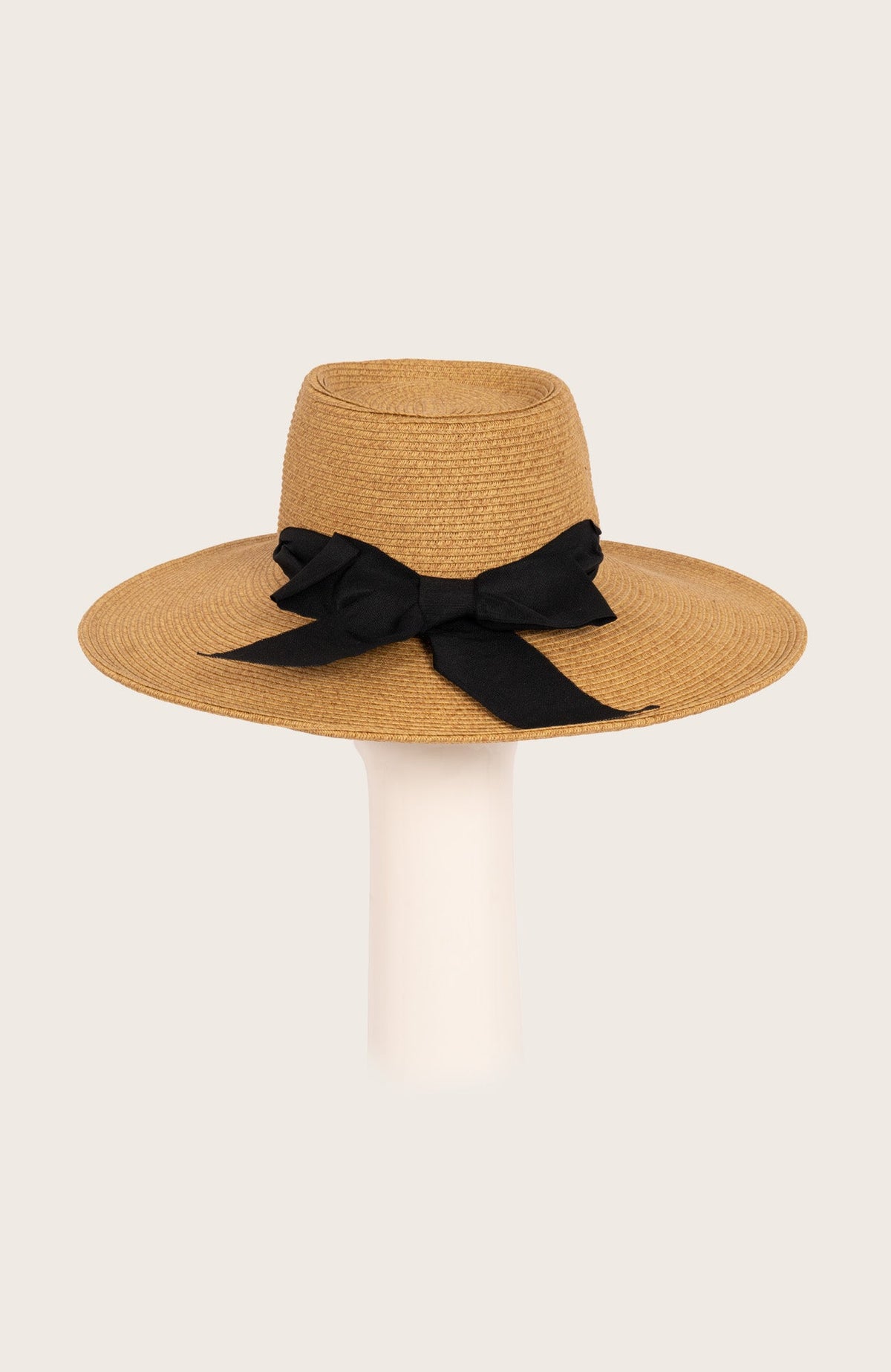 Madeline Ribbon Hat Black One Size