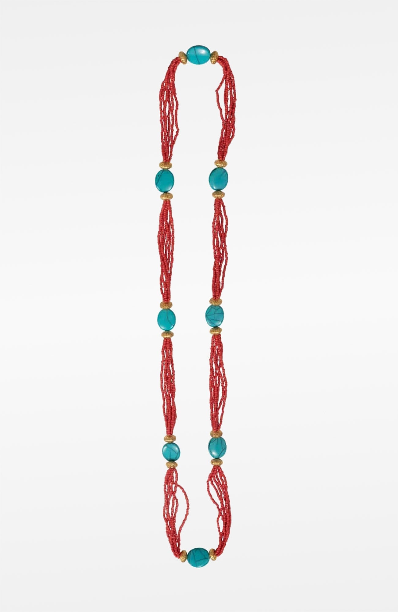 "The Mediterranean" Beaded Necklace